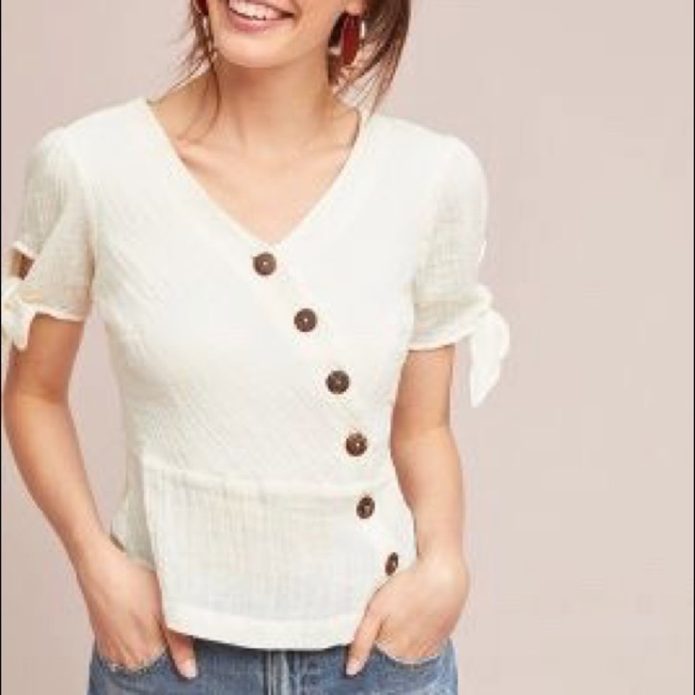 NWOT Anthropologie En Elly Vienna Buttoned Blouse